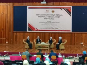 Pertandingan Forum Remaja Peringkat Negeri Johor