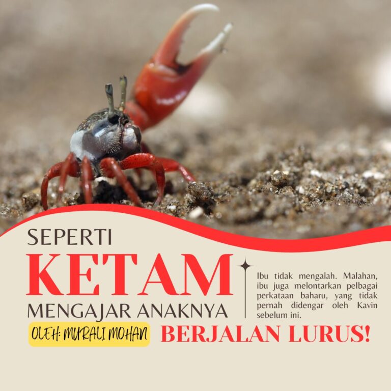 Seperti Ketam Mengajar Anaknya Berjalan Lurus!