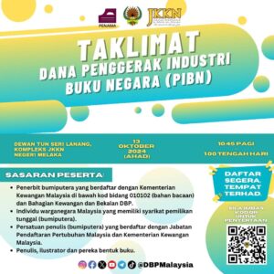 Taklimat Dana Industri Buku Negara (PIBN) di Negeri Melaka 2024