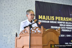 Majlis Perasmian Program Gerak Gempur Majalah Dalam Kelas (MDK) Kembali ke Sekolah Peringkat Negeri Johor 2024