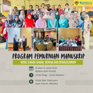Program Pemurnian Manuskrip Novel kanak-kanak, Remaja dan Dewasa (Umum) 2025