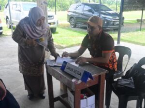 Bengkel Penataran Pantun di SK Kg. Minyak, Kudat