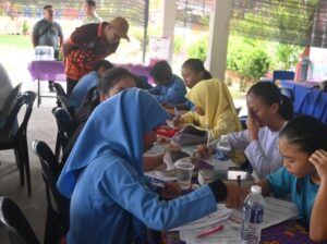 Bengkel Penataran Pantun di SK Kg. Minyak, Kudat
