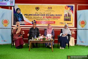 Pelancaran dan Bicara Buku Novel Sejarah Di Perdu Serambi sempena Dekad Membaca Kebangsaan dan Sambutan Bulan Kemerdekaan Peringkat Negeri Kelantan 2025