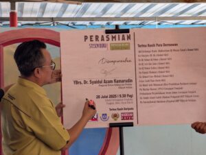 Majlis Pelancaran Stesen Buku SK Sengkang, Tangkak, Johor