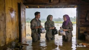 Jeritan Membelah Deru Hujan