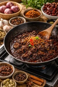 Daging Masak Hitam Bumi Kenyalang: Makna Rasa dan Tradisi Aidilfitri