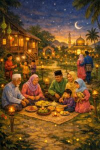 Indah Damainya Aidilfitri dalam Pantun Abdul Halim “R”