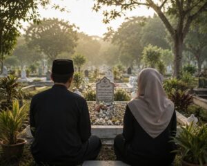 Tetamu Pusara Cikgu Rahman