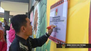 Perasmian Mural “Akar Bahasa Atma Borneo”