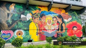 Perasmian Mural “Akar Bahasa Atma Borneo”