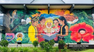 Perasmian Mural “Akar Bahasa Atma Borneo”