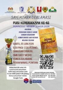 Sayembara Deklamasi Puisi Kemerdekaan Ke-40 Peringkat Negeri Johor